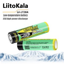 LiitoKala Lii-LT28A 18650 2800mah 3.7V Rechargeable Battery 45A High Power Discharge for -40° Low-temperature battery