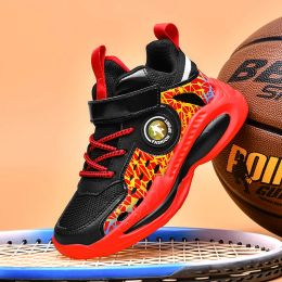 Boots 2022 New Kids Basketball Sneakers Breathable Boys Basketball Shoes Girls Outdoor Trainers Comfortable Training Athletic Shoes