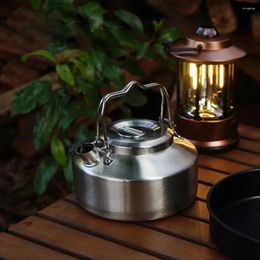 Mugs Outdoor Kettle Stainless Steel Water Pot Accessories Teapot Coffee Stovetop Portable Camping