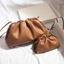 Hobo Soft Pu Leather Women Shoulder Bag High Quality Small Cloud Crossbody Bags For Fashion Female Handbags Messenger