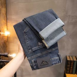 Designer Jeans for Mens Autumn Winter New Product Jeans for Men's end Goods Business Small Straight Tube Men's Versatile Denim Long Pants