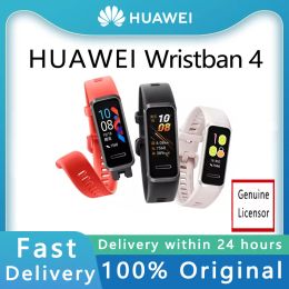 Wristbands HUAWEI Wristband 4 Smart Wristband 3 Healthy Heart Rate Monitor Alipay NFC Version Exercise Sleep Metre Step GPS