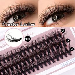 Cat Eye lashes Fluffy Faux Mink Lashes Russian Strip Curl False Eyelashes 4D 3D Wispy Curling Eyelash Dramatic Natural Long Thick Volume