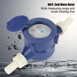 Water Flow Metre DN15 Garden Hose Water Metre Plastic Cold Water Metre Home 240423