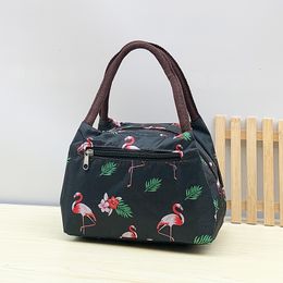 Canvas Bag Women 2024 New Bag Cloth Bag Lunch Box Tote Bag Commuting To Work Small Cloth Bag Bento Bag Small Handbag D5