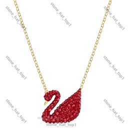 Swarovskis Necklace Designer Women Original Quality Necklaces Collarbone Chain the Swan Necklace Classic for Women with Gradient lover gift 7902