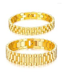 Bangle Bangles For Women Fashion Charm Gold Colour Punk Stainless Steel Beacelets Christmas Gift Female African Jewellery Trum222582670