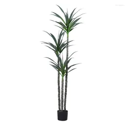Decorative Flowers European Style Simulation Potted Plant Indoor Landscaping Green Sisal Tree