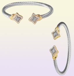 Bangle ed Wire Bracelet Antique Cable Bangles Luxury Designer Brand Vintage Love Christmas Gift Women Cuff Bracelets 21040820110355097401