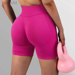 Active Shorts High Waist Seamless Shorts Women Scrunch Butt Yoga Shorts Push Up Gym Shorts Athletic Booty Fitness Workout Short Women Clothing d240426