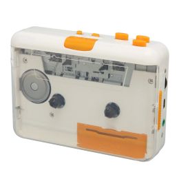 Player Portable Tape Player USB Cassette to MP3 CD Converter Plug and Play MP3 Music Tape Player with Earphone for Laptop Computer