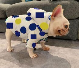 Latest Casual Pet Cotton Jacket Hoodie Printed Coat Dog Apparel Bulldog Teddy Schnauzer Puppy Clothes Costume2425410