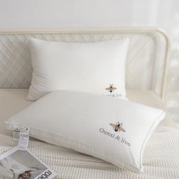 Pillow 100% Cotton Soy Fibre Pillow Core Pure Cotton Washable Pillow Type A Medium Pillow High Pillow Low Sleep Cervical Pillow