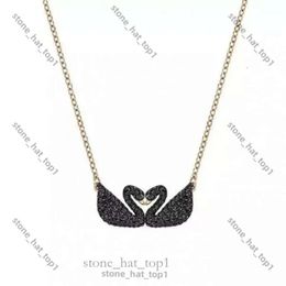 Swarovskis Necklace Designer Women Original Quality Necklaces Collarbone Chain the Swan Necklace Classic for Women with Gradient Lover Gift 2248