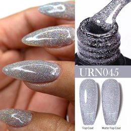 UR SUGAR 75ml Silver Glitter Nail Gel Polish Summer Laser Gold Sequins Manicure Semi Permanent Soak Off Art Varnish 240425