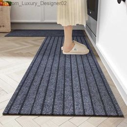 Carpet Kitchen long carpet washable floor mat used for kitchen front door exterior entrance non slip cover outdoor terrace Q240426