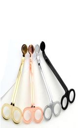 Candle Wick Trimmer Stainless Steel Snuffers Rose Gold Candle Scissors Cutter Candle Wick Trimmer Oil Lamp Trim scissor Cutter zyc6450468