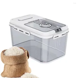 Storage Bottles Rice Container Magnetic Bin Dispenser For Reusable Cereal And Dry Food Tank Countertop Pantry