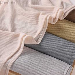 Shawls Plain Soft Breathable Ramadan Jersey Hijab Shawl Wrap Elastic Foulards Sjaal Arab Snood Islamic Muslim Turban Headband 170*70Cm d240426