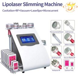 Slimming Machine 9 In 1 Vacuum Cavitation System 40K Loss Weight Radio Frequency Lipolaser Rf Slimming Beauty