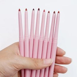 Custom 15colors Waterproof Lipliner Long Lasting Easy To Wear Lady Charming Lip Liner Colourful Soft Pencil Bulk Lipstick Tools 240412