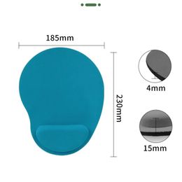 new 2024 Ergonomic Wrist Rest Mouse Pad Comfortable Wrist Support Non Slip Mice Mat Soft Mousepad For PC Laptop Computerfor Non Slip PC for