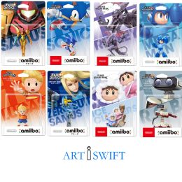 Accessories Brand New Nintendo Amiibo Figure Samus Richter Simon Ness Mega man Super Smash Series