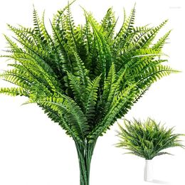 Decorative Flowers 1PC Artificial Fern Plants Green Indoor And Outdoor Porch Courtyard Decoration