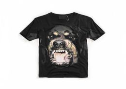 Mens T Shirt Men Women Hip Hop Short Sleeves Tees Summer High Quality Dog Print Black Tees Fashion T Shirt5153243