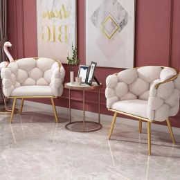 Dresses Nordic Ins Leisure Single Sofa Chairs Light Net Red Girl Bedroom Chair Nail Salon Makeup Chair Creative Bedroom Chair New
