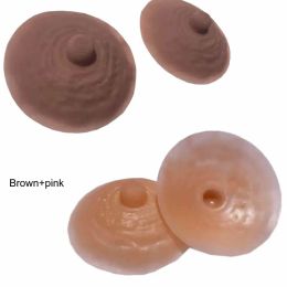 Enhancer 2 Pairs of Selfpriming Silicone Nipple Covers Breast Enhancement Silicone Breast Pads Female Nipple Covers Play the Role of Nip