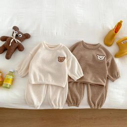 Clothing Sets Autumn Baby Toddler Cotton Clothes Infant Casual Long Sleeve Sweatshirt And Pants Two Piece Outfits Born Boys Girls Suit