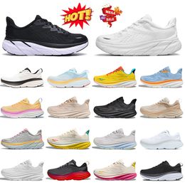 Low Mesh Cloud ONE Athletic Womens Mens Running Shoes Clifton 9 Bondi 8 Free People Carbon X 2 Trainers Platform Triple White Black Red Walking Outdoor Sports Sneakers