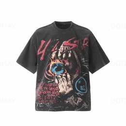 7B1T loose Men's T-Shirts 24ss summer fashion mens women designer t shirt hip hop clothes shirts women t tee shirts paint couple short sleeves cottom