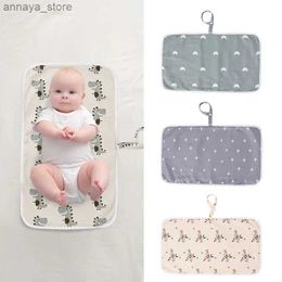 Mats Happy Flute 35 * 60CM washable baby diaper replacement pad soft 100% polyester portable replacement pad waterproof cover baby padL2404