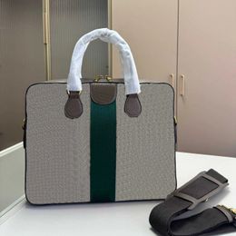 laptop designer briefcase handbag men bag business tote classic women black computer bag Luxury Large Shoulder Bags Purses 230720