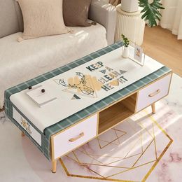 Table Cloth B51 Cotton And Linen Waterproof Oil-proof No-wash Tablecloth TV Cabinet Coffee Set Home