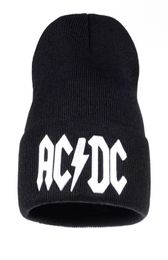Men Women Winter Warm Beanie Hat Rock AC/DC Rock Band Warm Winter Soft Knitted Beanies Hat Cap For Adult Men Women9280734