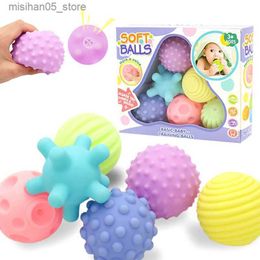 Sand Play Water Fun Childrens toy balls baby and toddler grabbing balls soft rubber game toys can itch and sting when squeezing baby toys Q240426