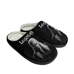 Slippers Legolas Home Cotton Mens Womens Elf Archer Plush Bedroom Casual Keep Warm Shoes Thermal Indoor Slipper Customised Shoe