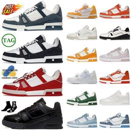 Womens Mens Low OG Original Skate V Designer Casual Shoes Luxury Calfskin Overlays Virgil White Black Trainers Platform Leather Green Orange Beige Sneakers Loafers