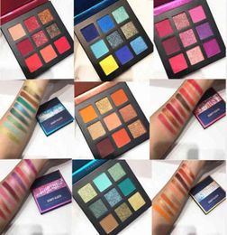 Beauty Glazed Makeup Eyeshadow Pallete makeup brushes 9 Color Palette Make up Palette Shimmer Pigmented Eye Shadow maquillage5357858