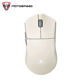 Motospeed Darmoshark M3 Wireless Mouse Gaming Esports 24G BT TypeC Wired Slim Rechargeable Slience for PC Notebook 240419