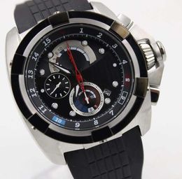 Whole Top mens quartz watches Yachting Timer Chronograph Sport Wrist Watch black dial mens watches Christmas gifts6100166
