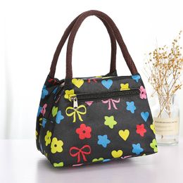 Canvas Bag Women 2024 New Bag Cloth Bag Lunch Box Tote Bag Commuting To Work Small Cloth Bag Bento Bag Small Handbag D1