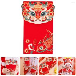 Gift Wrap Joyful Bag For Money Chinese Style Red Packet Patterns Spring Festival Canvas Year Sail Cloth