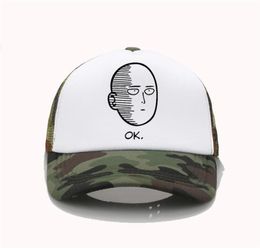 ANIME One Punch Man baseball cap men Womens Summer sun hat Trucker cap fashion caps286U6050549