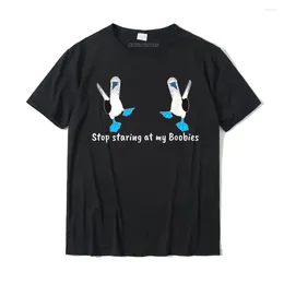 Men's Suits A1060 My Boobies Funny Blue-Footed T-Shirt On Sale Custom Top T-Shirts Cotton Tops Shirts For Men