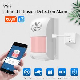 Modules Tuya WiFi Smart Home Burglar Alarm Sensor Infrared Motion Detector PIR Sensor Smart Life APP Security Protection Remote Monitor