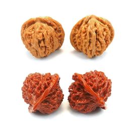 2024 1 Pair Fitness Handball Anti-Slip Lightweight Training Wild Walnut Health Ball for Elders Relaxation Therapy Chrome Hand Massagefor